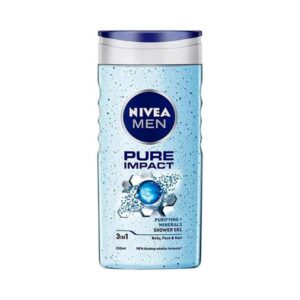 Nivea Men Shower Gel Pure Impact Size: 250ml
